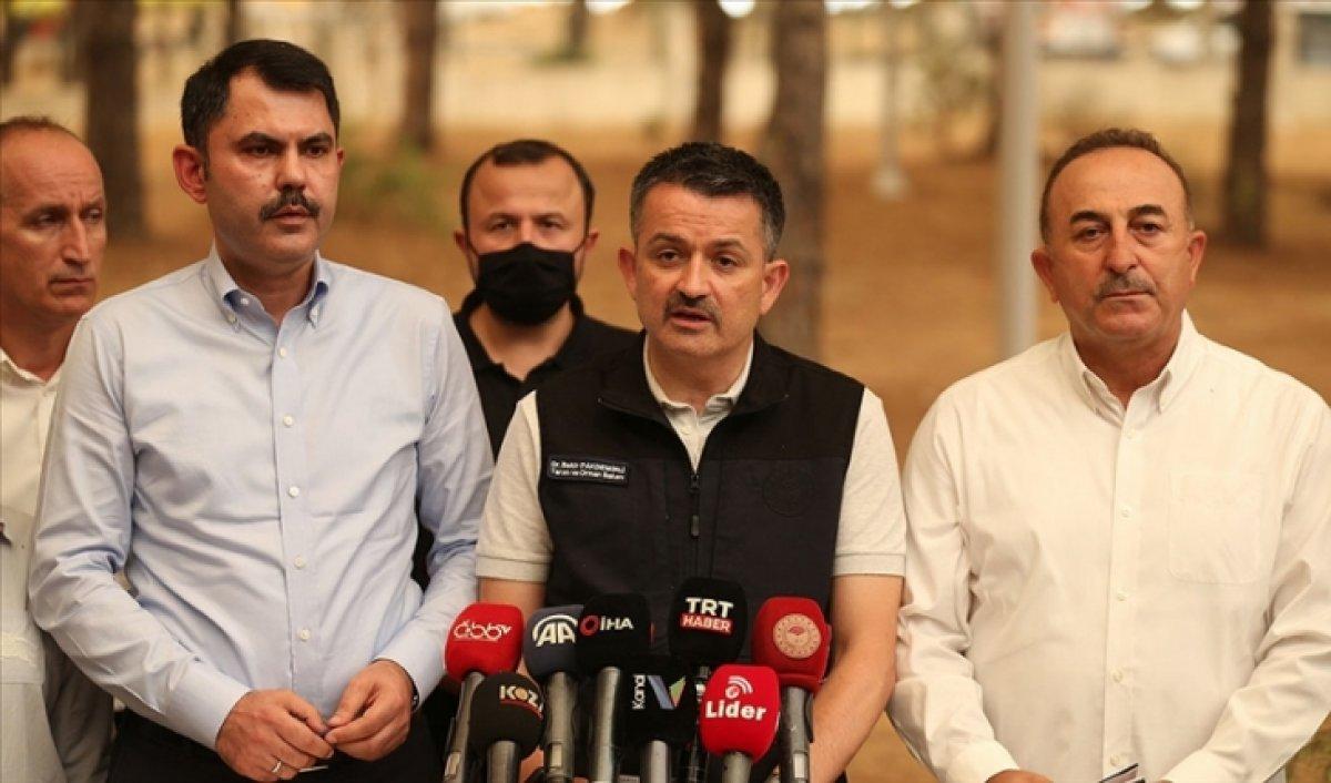 Orman Bakanı Bekir Pakdemirli, THK uçağı eleştirilerine cevap verdi