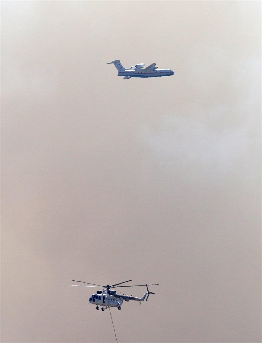 Marmaris'teki yangın kontrol altına alınmaya çalışılıyor