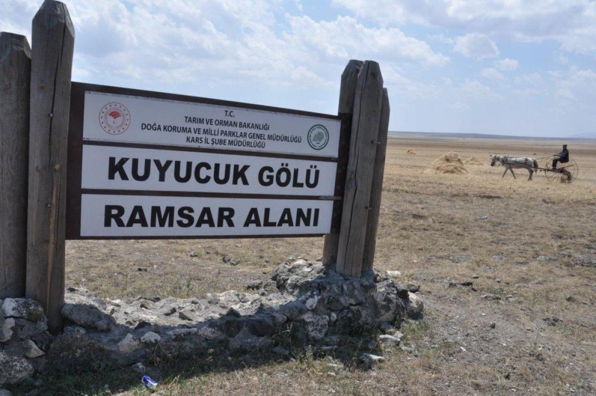 Kars Kuyucak Gölü çöle döndü