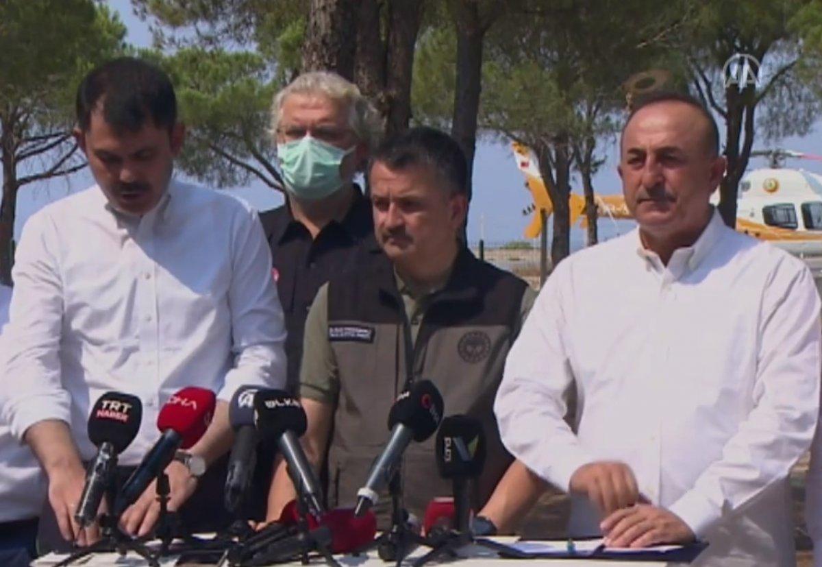 Bekir Pakdemirli: Tüm yangınlarda iyiye doğru bir gidiş var