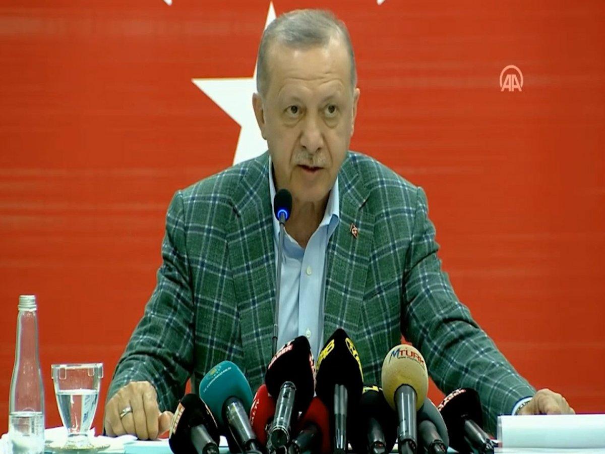 Cumhurbaşkanı Erdoğan: Ormanlarımızı yakanları bulmak boynumuzun borcu