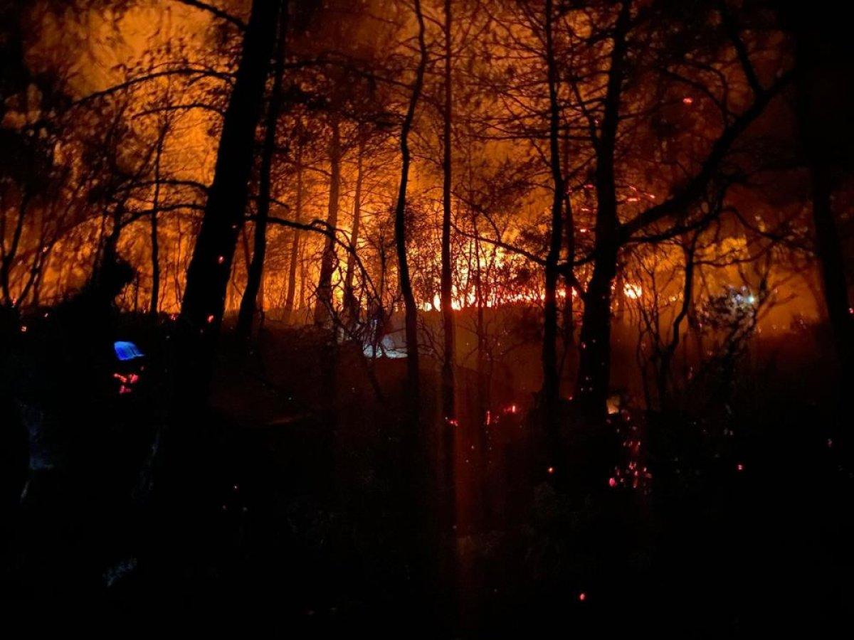 Fethiye'de yangın seferberliği