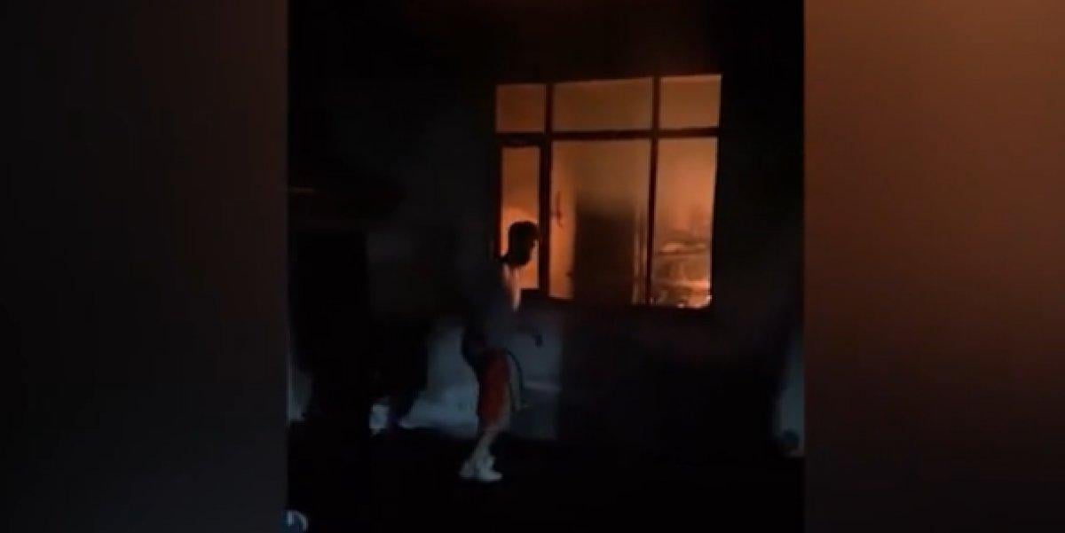 Yusuf Güney yangın bölgesinde