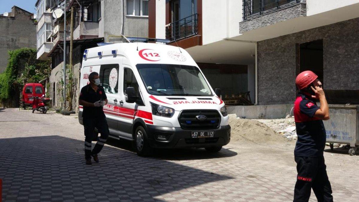 Zonguldak'ta uyuşturucu kullanan genç, balkondan atladı