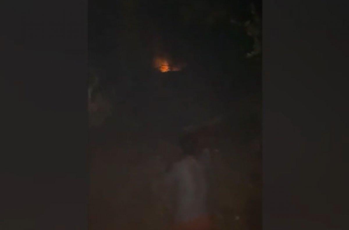 Yusuf Güney yangın bölgesinde