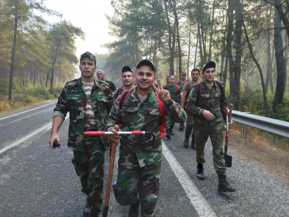 Azerbaycan'dan Marmaris’e destek ekibi geldi