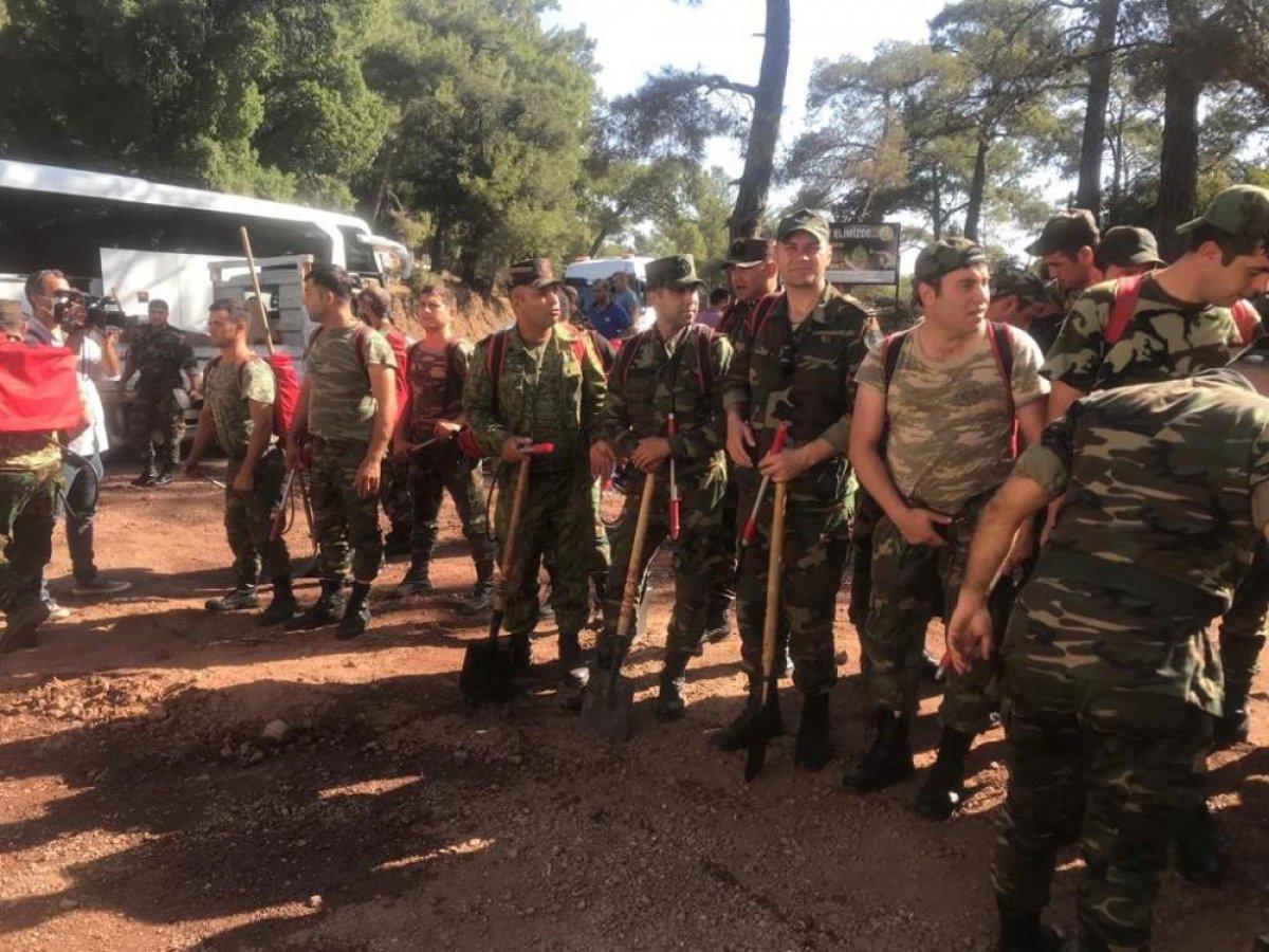 Azerbaycan'dan Marmaris’e destek ekibi geldi