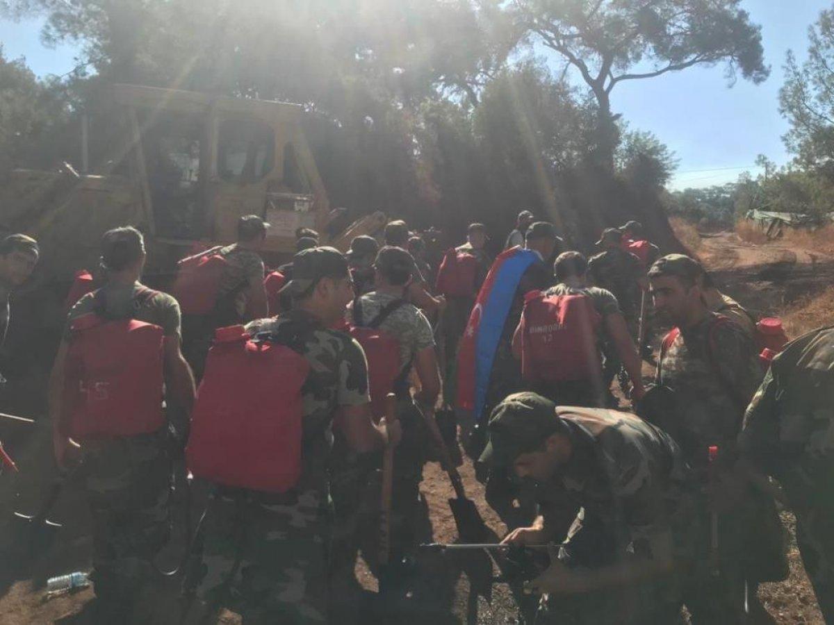 Azerbaycan'dan Marmaris’e destek ekibi geldi