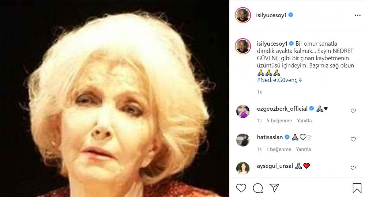 Nedret Güvenç yaşamını yitirdi