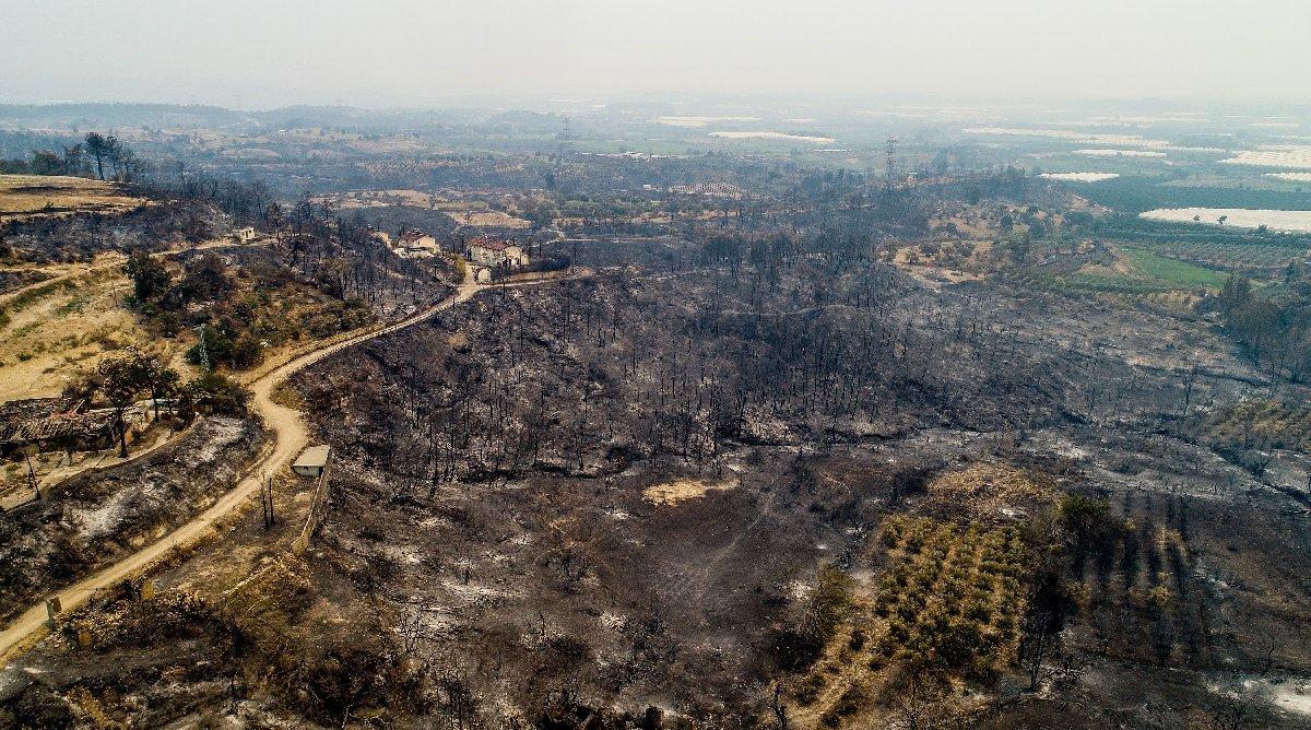 Antalya ve Adana'dan alevlerin ardından yürek yakan manzaralar