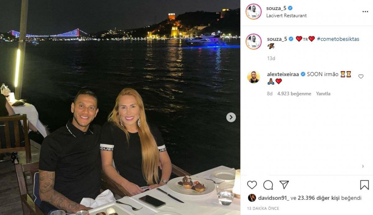 Alex Teixeira geliyorum mesajı verdi