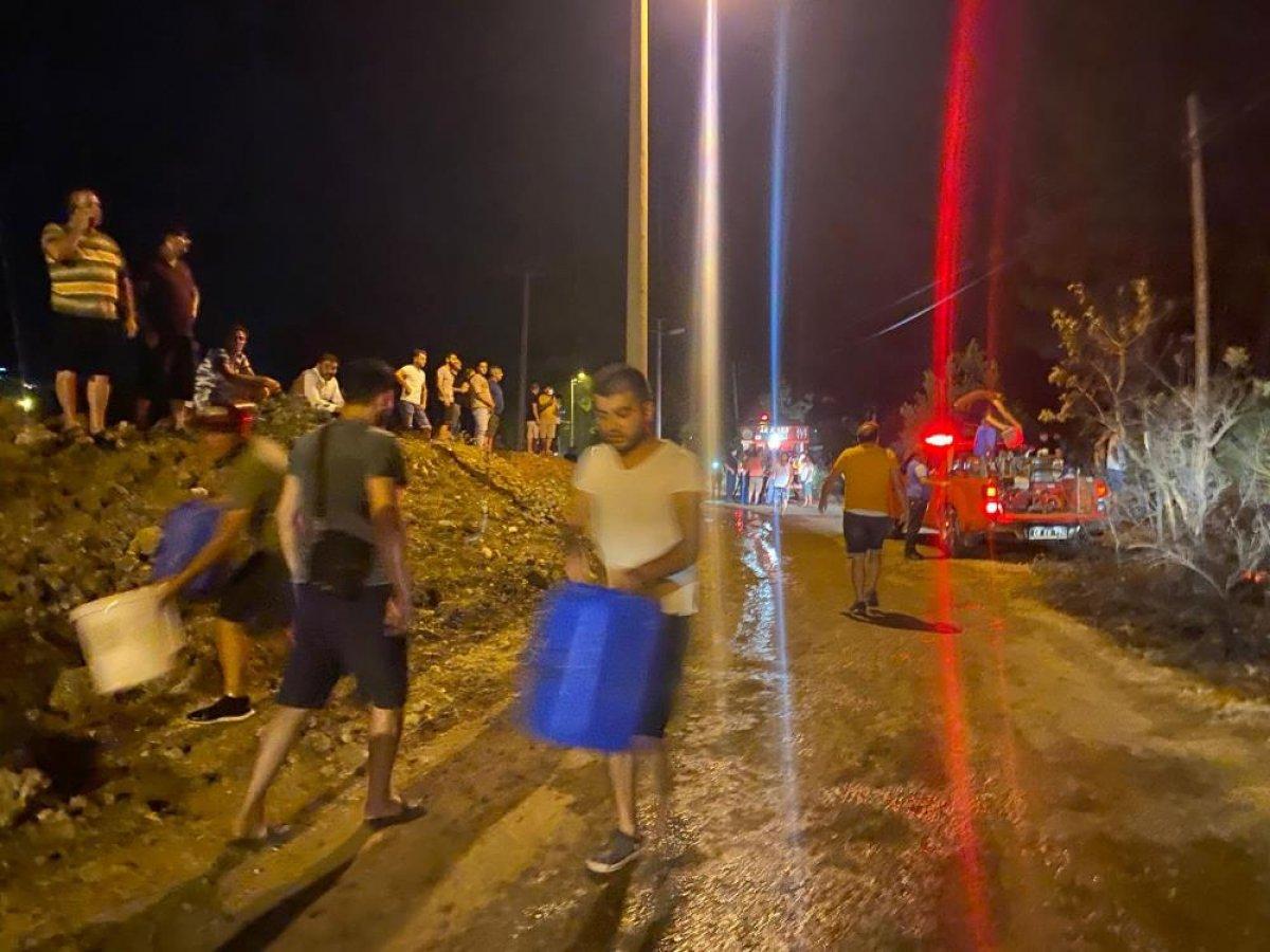 Fethiye'de yangın seferberliği