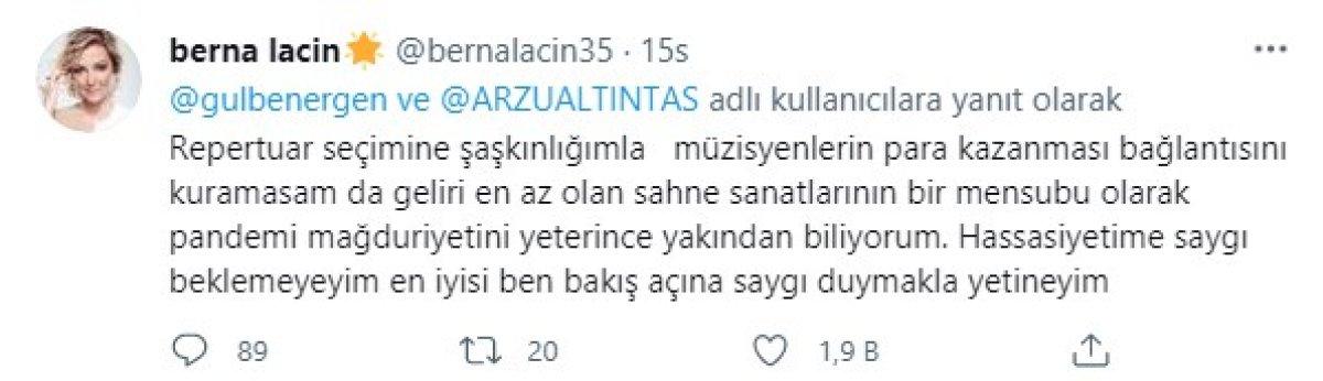 Gülben Ergen ile Berna Laçin birbirine girdi