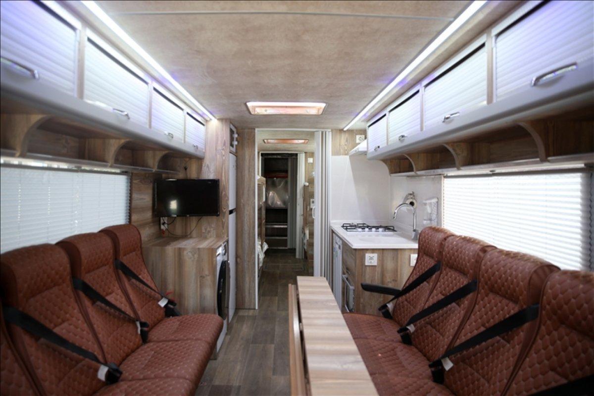 Doğal afet ekipleri için seyyar otel