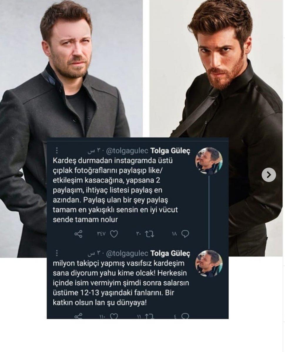 Tolga Güleç'ten Can Yaman'a gönderme