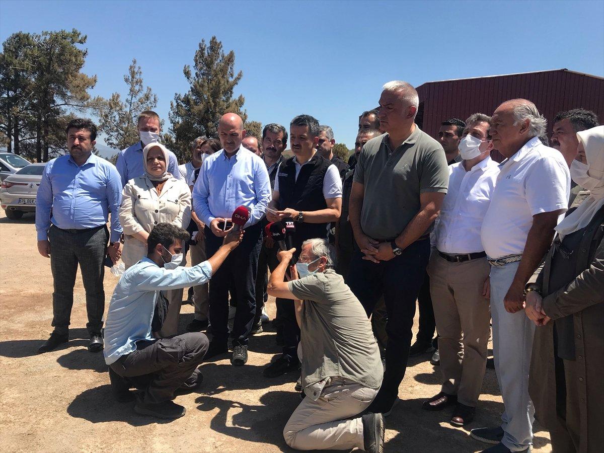 Bekir Pakdemirli: 132 yangından 125'ini kontrol altına aldık