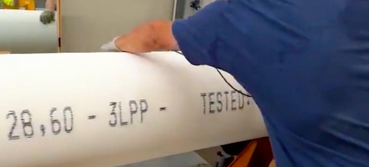 Karadeniz'de tabana serilecek doğalgaz borularının üretimleri başladı