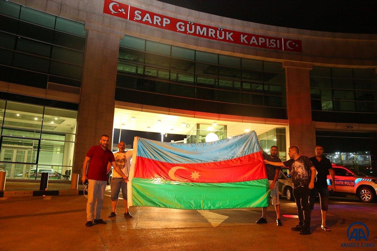 Azerbaycan'dan yangınla mücadeleye destek ekibi geldi