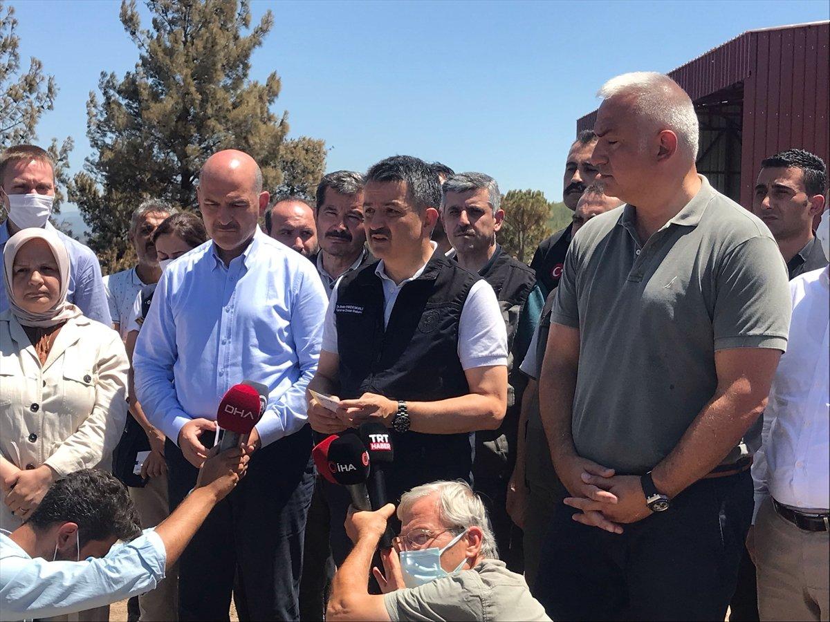 Bekir Pakdemirli: 132 yangından 125'ini kontrol altına aldık