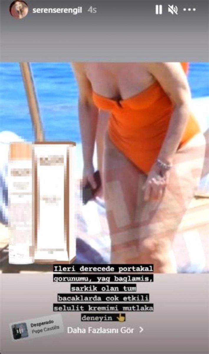 Seren Serengil'den kavga çıkaracak Gülben Ergen paylaşımı