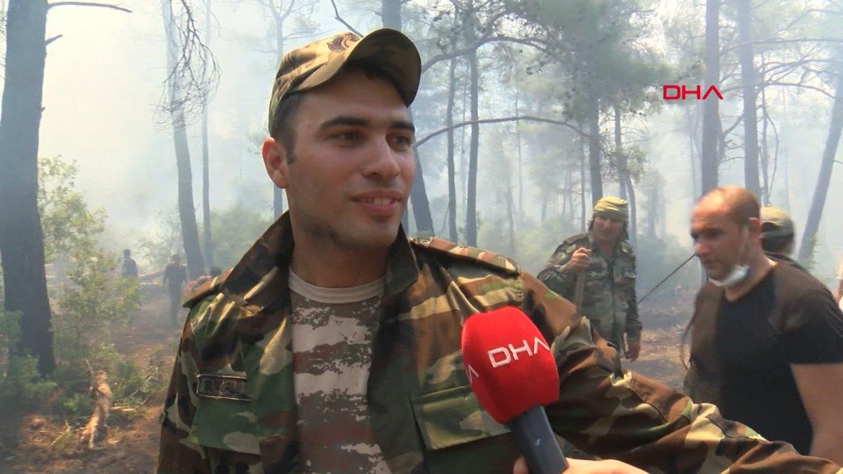 Azerbaycan'dan gelen itfaiyeci: Kardeşlerimiz için elimizden geleni yaparız