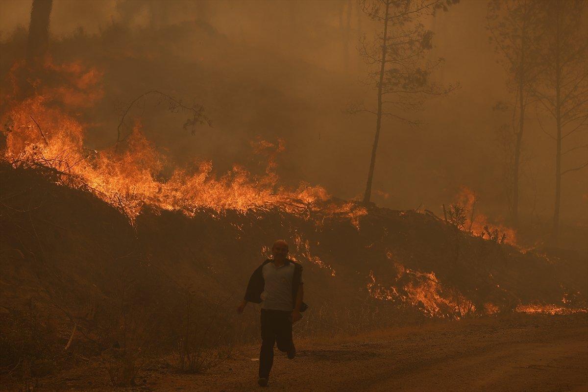Antalya'da yangında yaralanan 598 kişi taburcu edildi