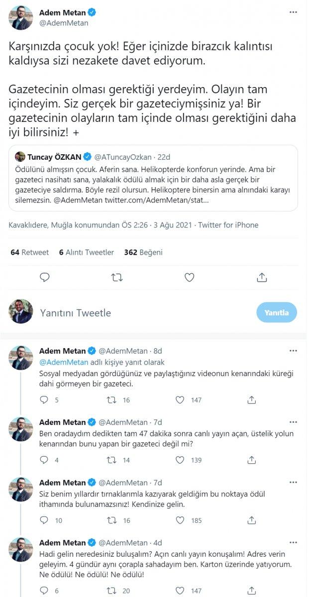 Adem Metan, orman yangınlarıyla ilgili tüm bilgileri aktarıyor
