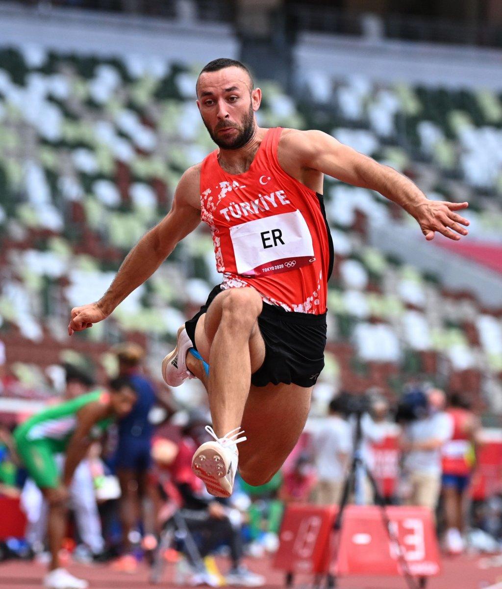 Milli atlet Necati Er, Tokyo'da üç adım uzun atlamada finalde