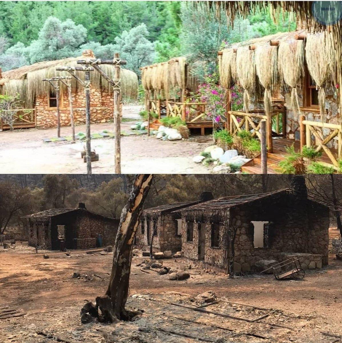 Mandıra Filozofu’nun çekildiği yer, yangında küle döndü