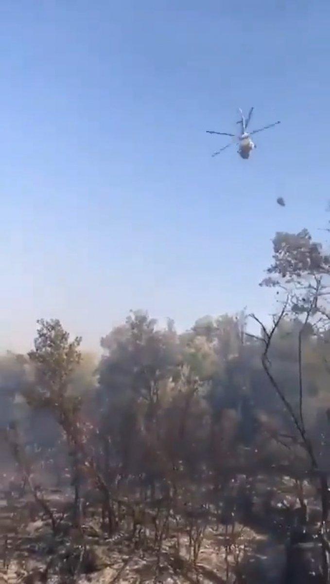 Yanlış yere su bırakan pilota sitem etti