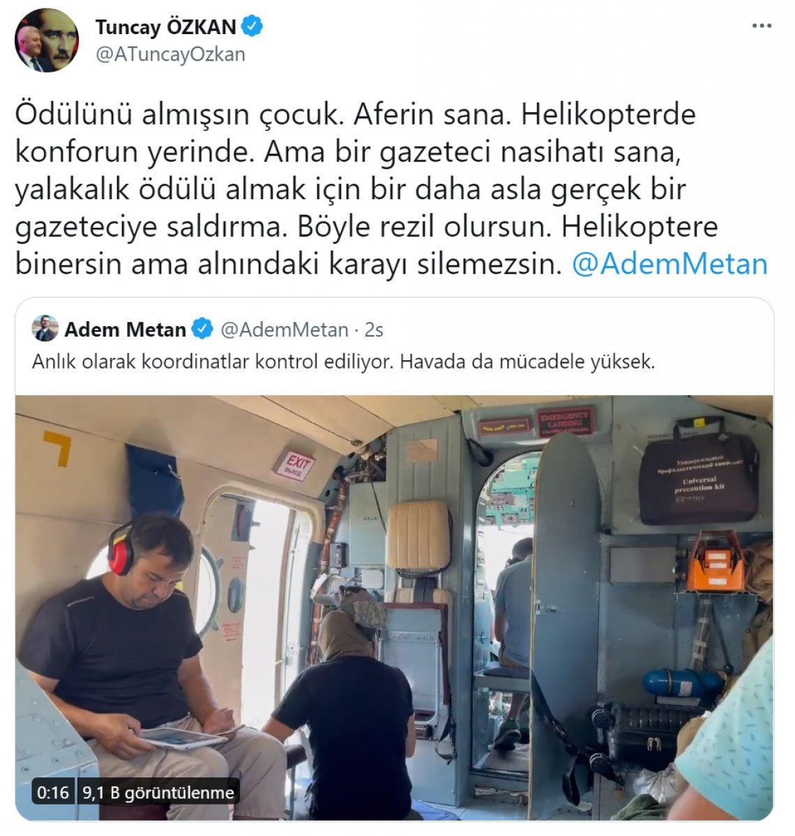 Adem Metan, orman yangınlarıyla ilgili tüm bilgileri aktarıyor