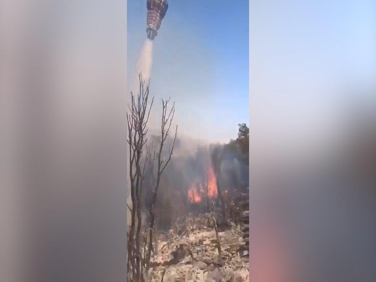 Yanlış yere su bırakan pilota sitem etti