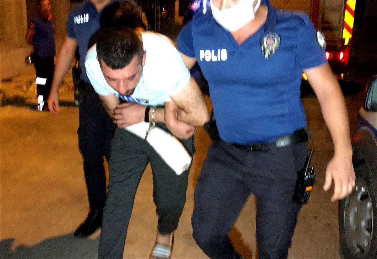 Adana'da eşini ve çocuklarını darbeden şüpheli yakalandı