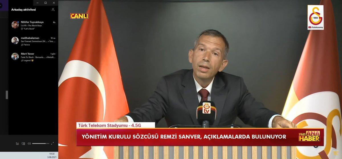 Galatasaray'dan Rosier'e tepki