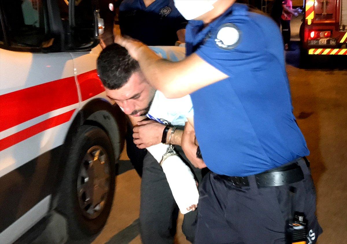 Adana'da eşini ve çocuklarını darbeden şüpheli yakalandı