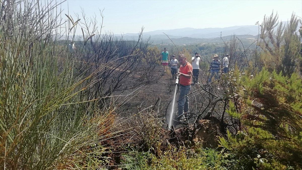 Zonguldak'ta ormanlık alanda çıkan yangın söndürüldü