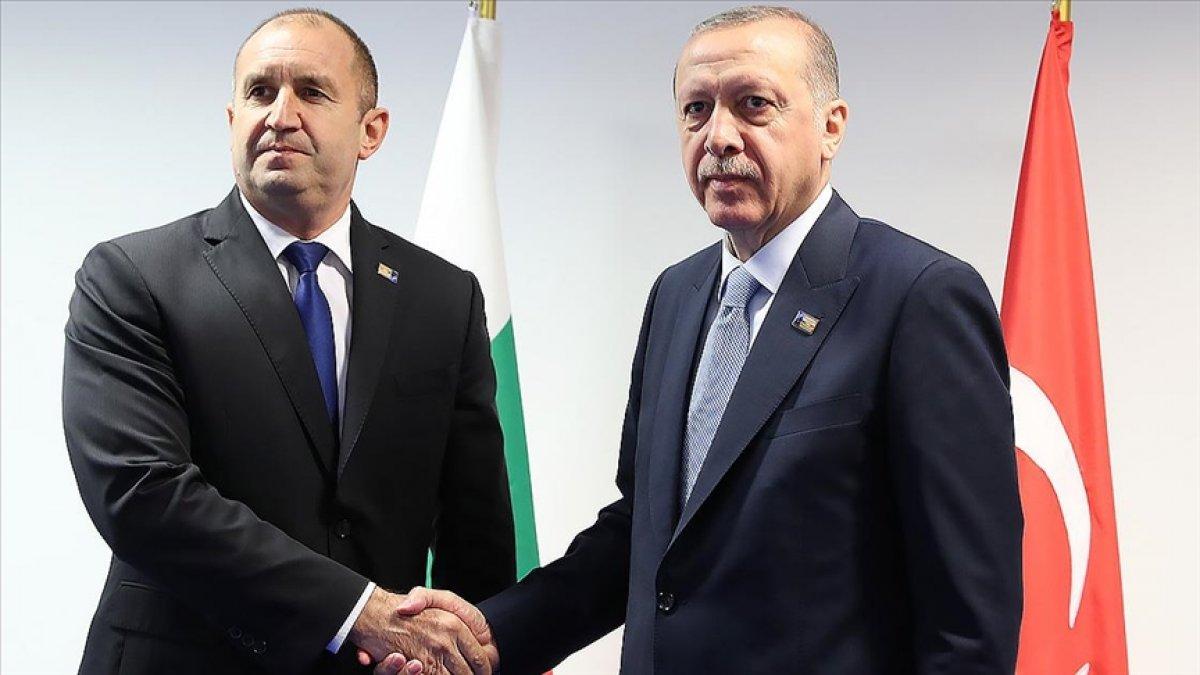 Cumhurbaşkanı Erdoğan, Bulgaristan Cumhurbaşkanı ile görüştü