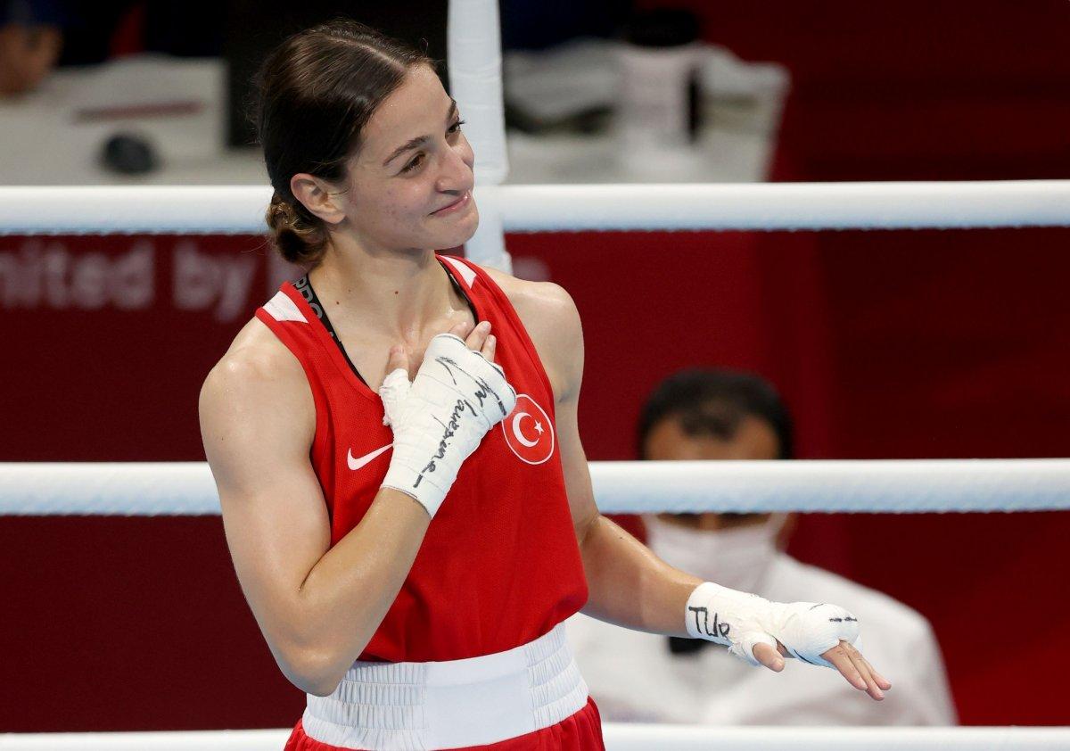 Milli boksör Buse Naz Çakıroğlu Tokyo'da finalde