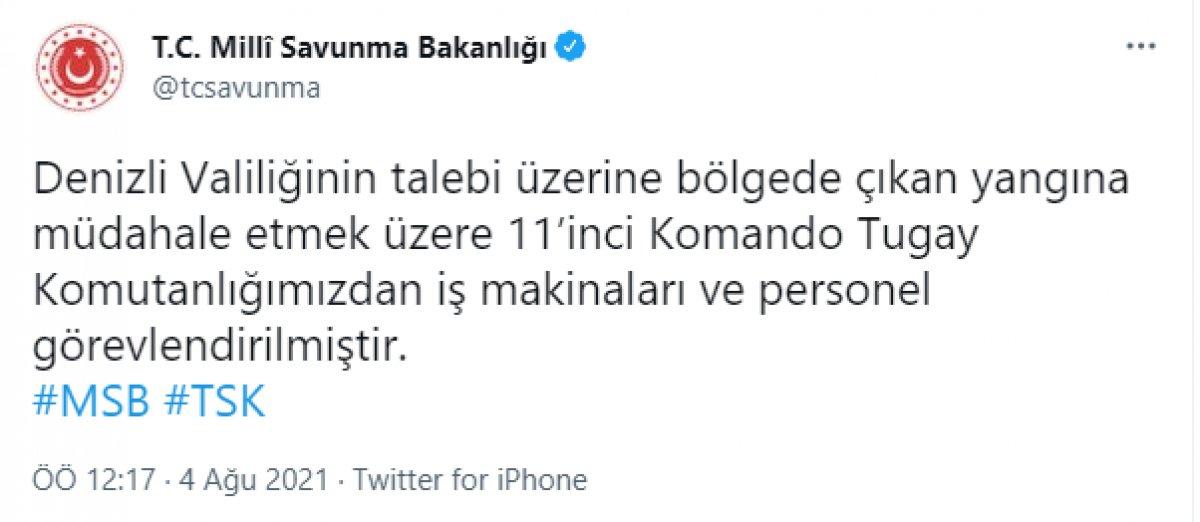 TSK yangın bölgelerine takviyelerini sürdürüyor