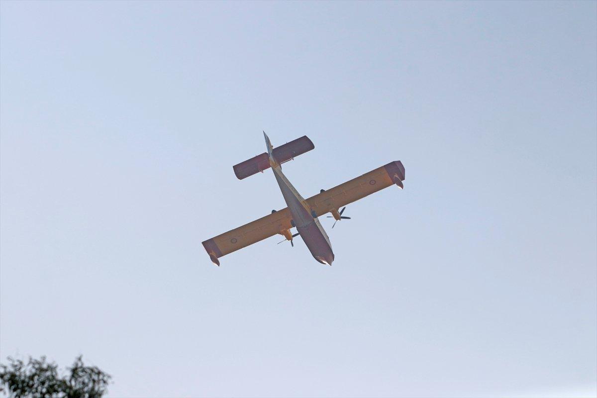 Muğla’daki yangınlara denizden gemilerle müdahale edildi
