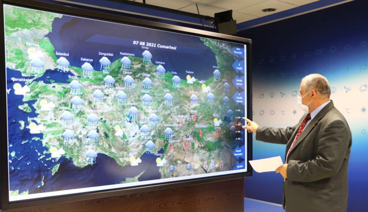 Meteoroloji'den Antalya için yağış tahmini