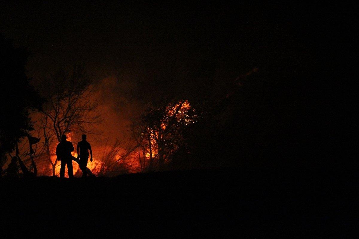 Hatay'da otluk alanda çıkan yangın kontrol altına alındı