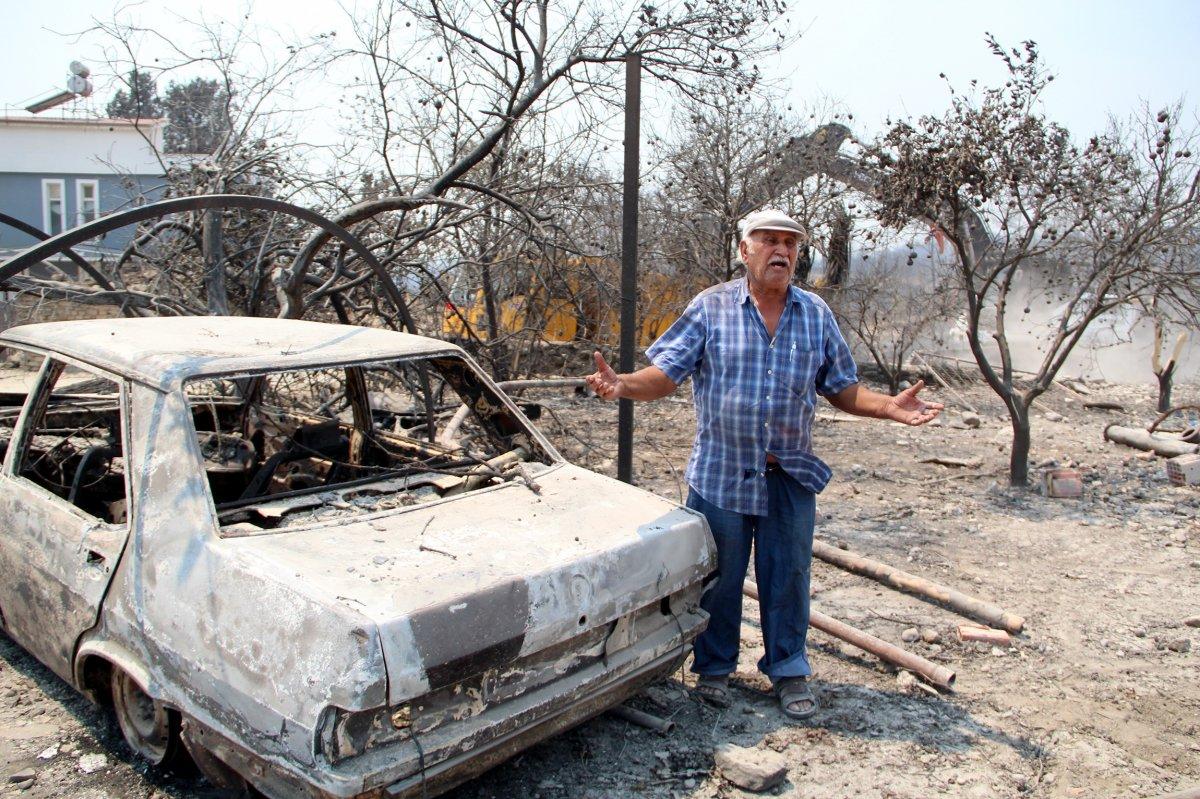 Antalya'da 4 evi yandı: 54 yıllık emeğim, 2 dakikada bitti