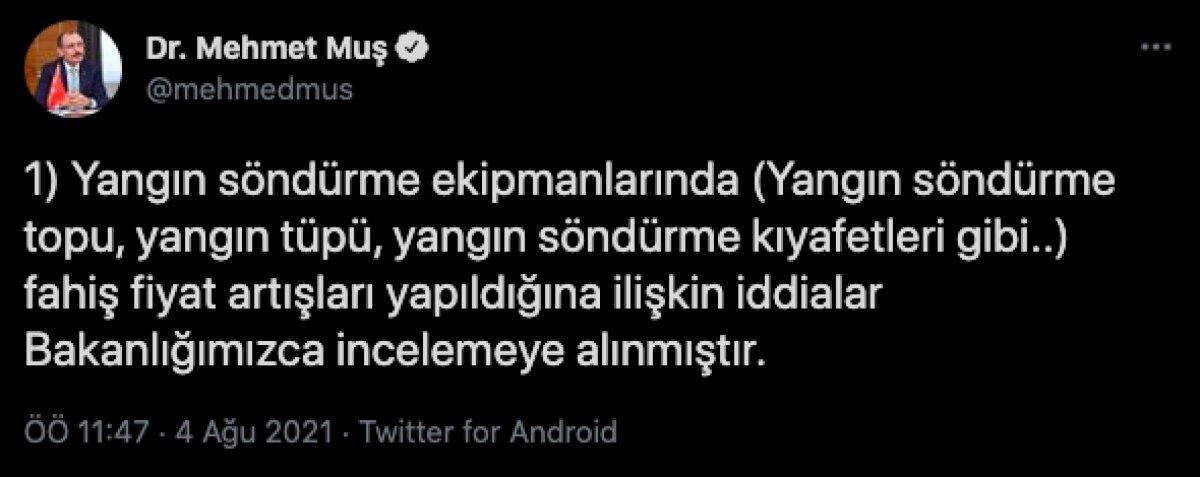 Fırsatçılar orman yangınlarındaki ihtiyaçlara yüzde 633 zam yaptı