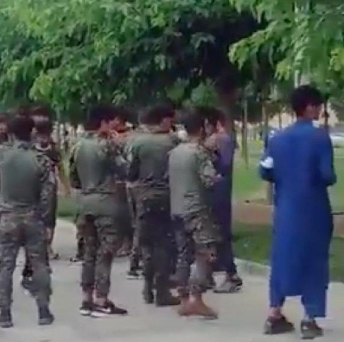 İstanbul'da kamuflajla gezen Afganlara gözaltı