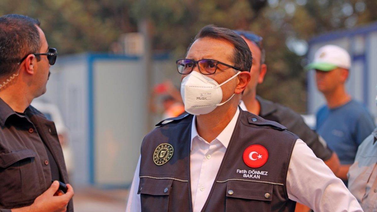 Fatih Dönmez: Santrali tehdit eden bir yangın söz konusu değil