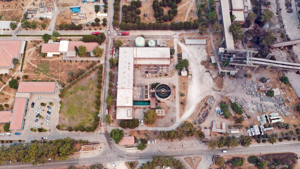 Kemerköy Termik Santrali havadan görüntülendi