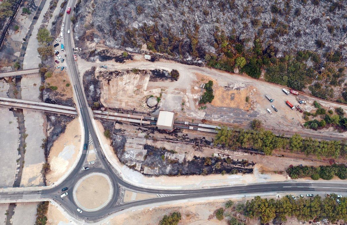 Kemerköy Termik Santrali havadan görüntülendi