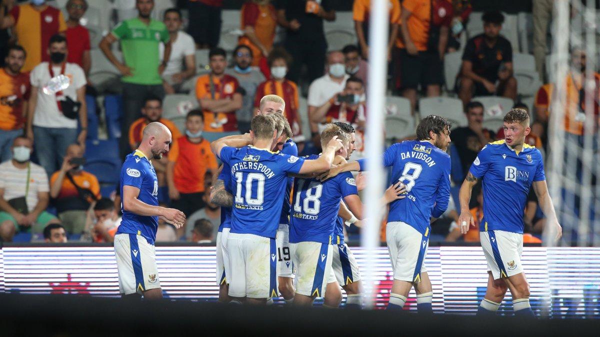 Galatasaray St. Johnstone ile berabere kaldı