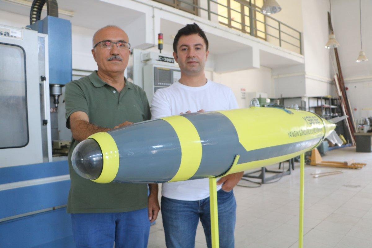 Malatya’da geliştirilen ‘Yangın Söndürme Bombası’ prototip üretim aşamasında